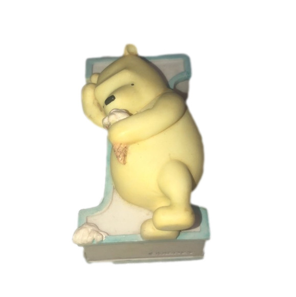 𝅺vtg 90s Disney Winnie The Pooh Pooh Bear Ceramic Letter ‘I’ Wall Decor - Picture 1 of 5